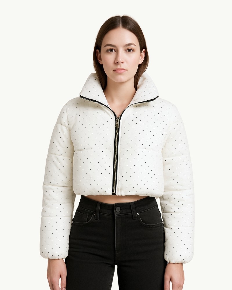 Chaqueta Crop con Brillos Strass | Nueva Colección