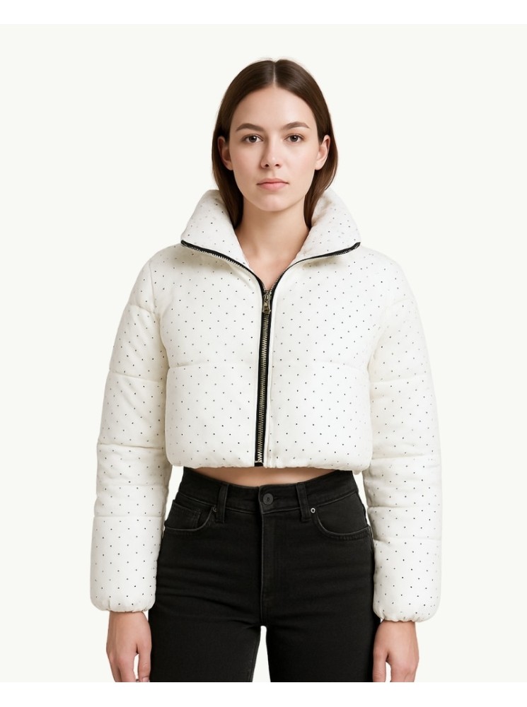 Chaqueta Crop con Brillos Strass | Nueva Colección